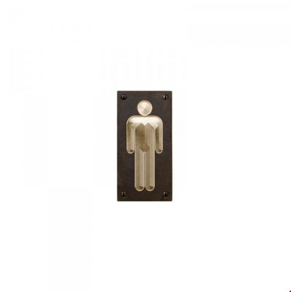 Home Accessory Plaque, Restroom-men