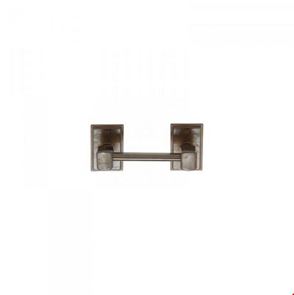 Round Briggs Escutcheon Toilet Paper Holder, horizontal, Tempo