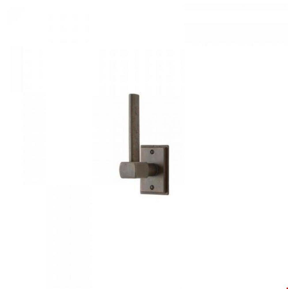 Rectangular Escutcheon Toilet Paper Holder, vertical, Tempo