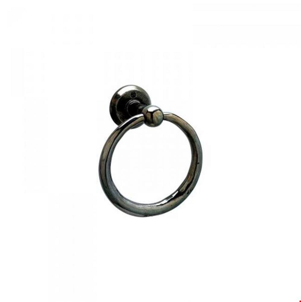 Round Metro Escutcheon Towel Ring, 6''