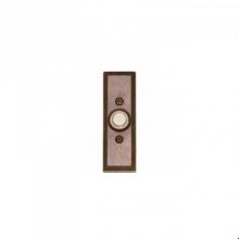 Rocky Mountain Hardware DBB EW108 - Rectangular Escutcheon Door Bell Button