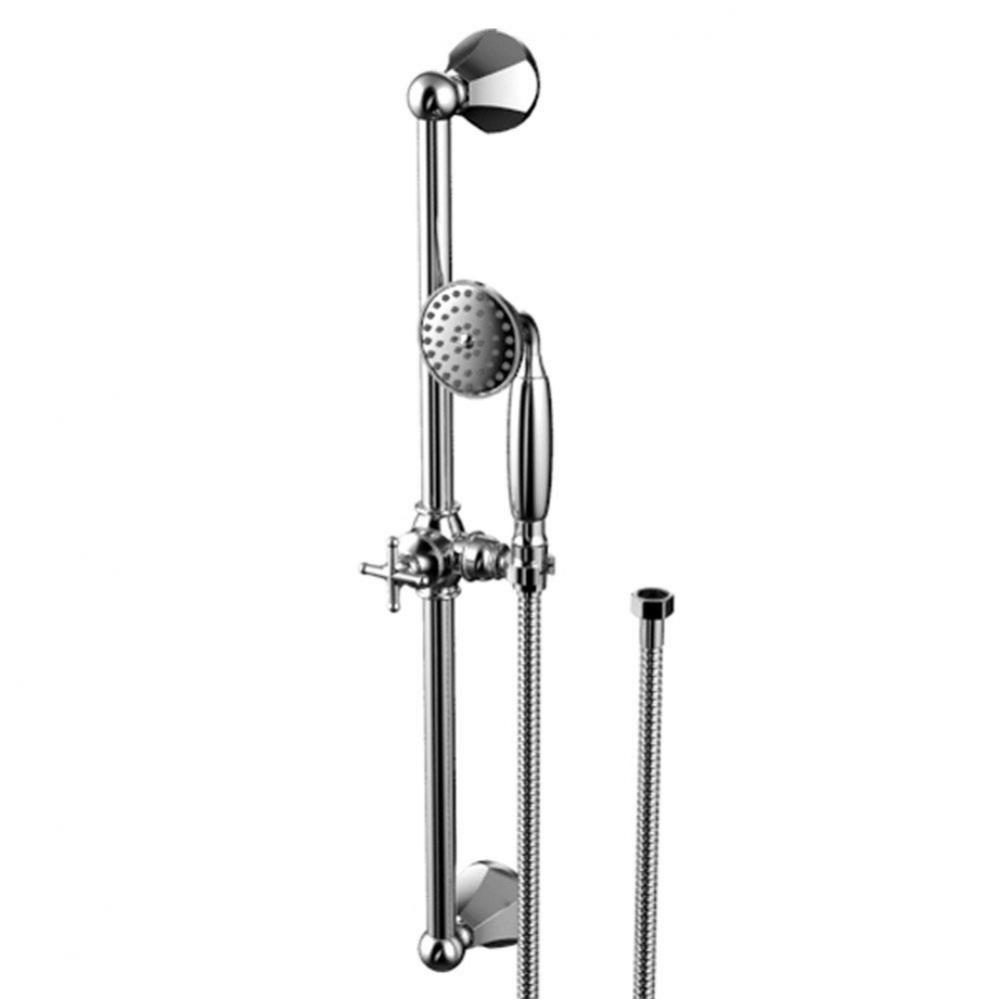 Adjustable Slide Bar With Hand Held Shower Assembly