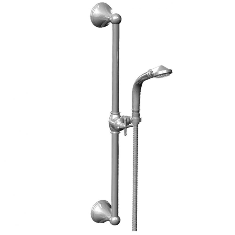 Adjustable Slide Bar With Hand Held Shower Assembly