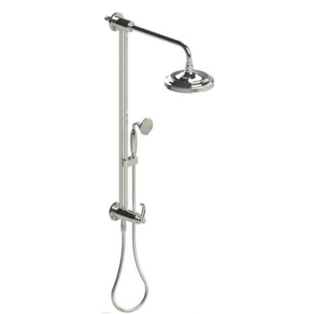 Bar With Inlet At Shower Head, Includes 8'' Shower Head, 12'' Shower Arm, 30&a