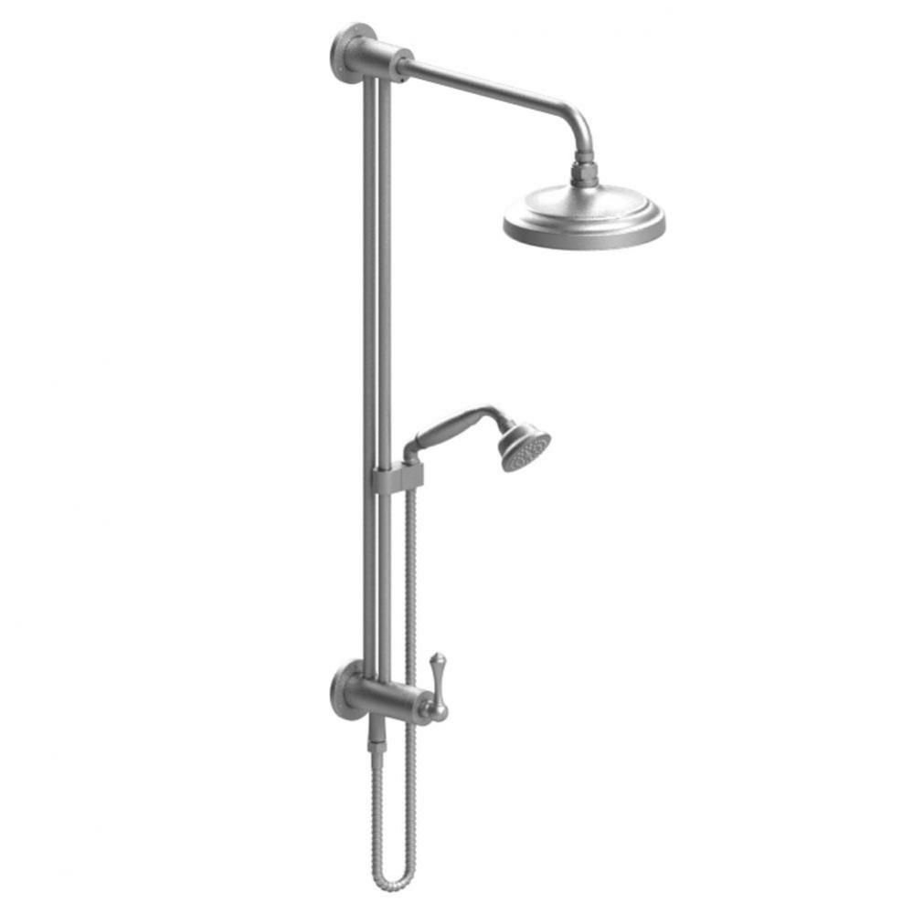 Bar With Inlet At Shower Head, Includes 8'' Shower Head, 12'' Shower Arm, 30&a