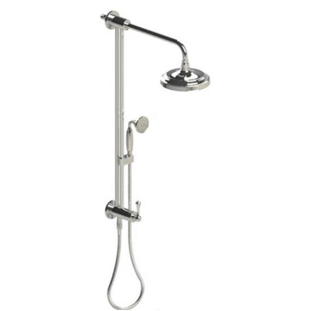 Bar With Inlet At Shower Head, Includes 8'' Shower Head, 12'' Shower Arm, 30&a