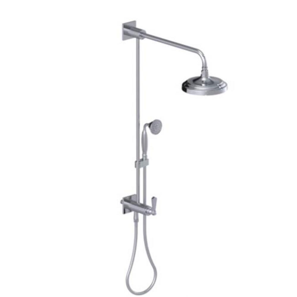 Bar With Inlet At Diverter. Includes 8'' Shower Head, 12'' Shower Arm, 30&apos