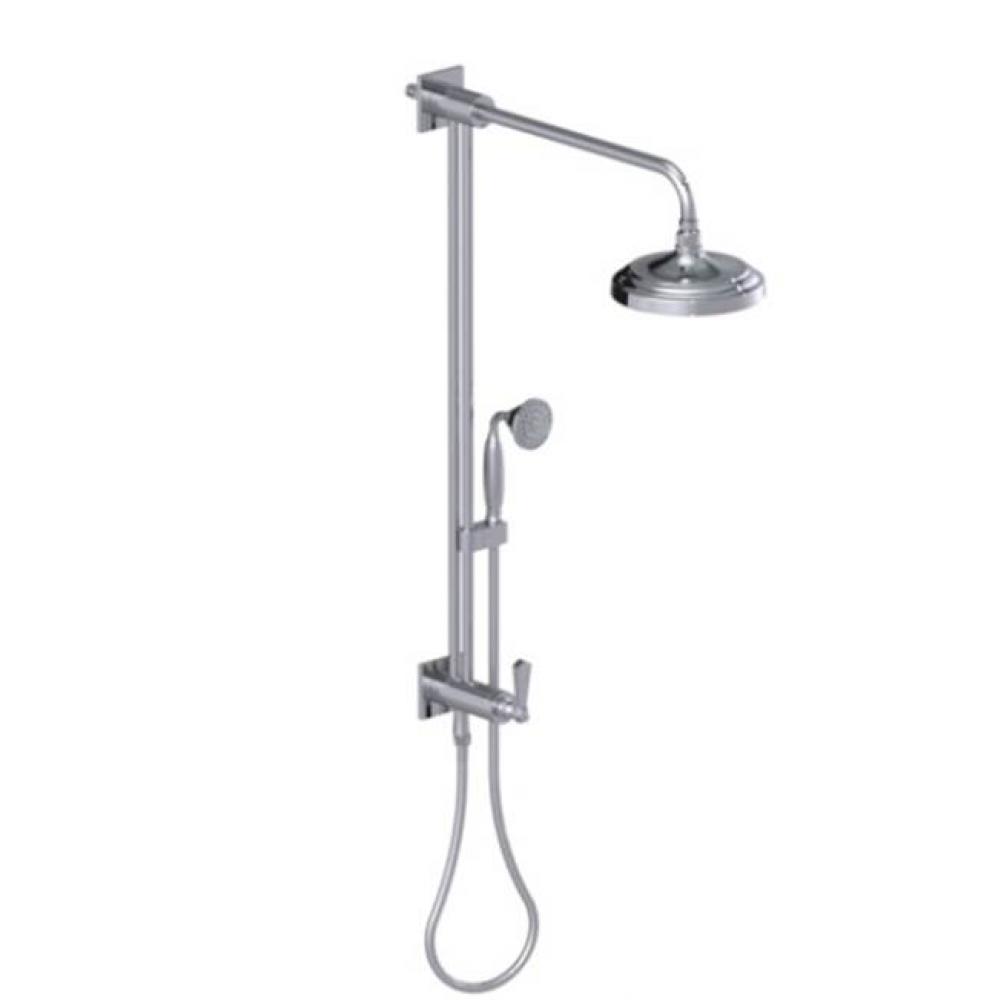 Bar With Inlet At Diverter. Includes 8'' Shower Head, 12'' Shower Arm, 30&apos