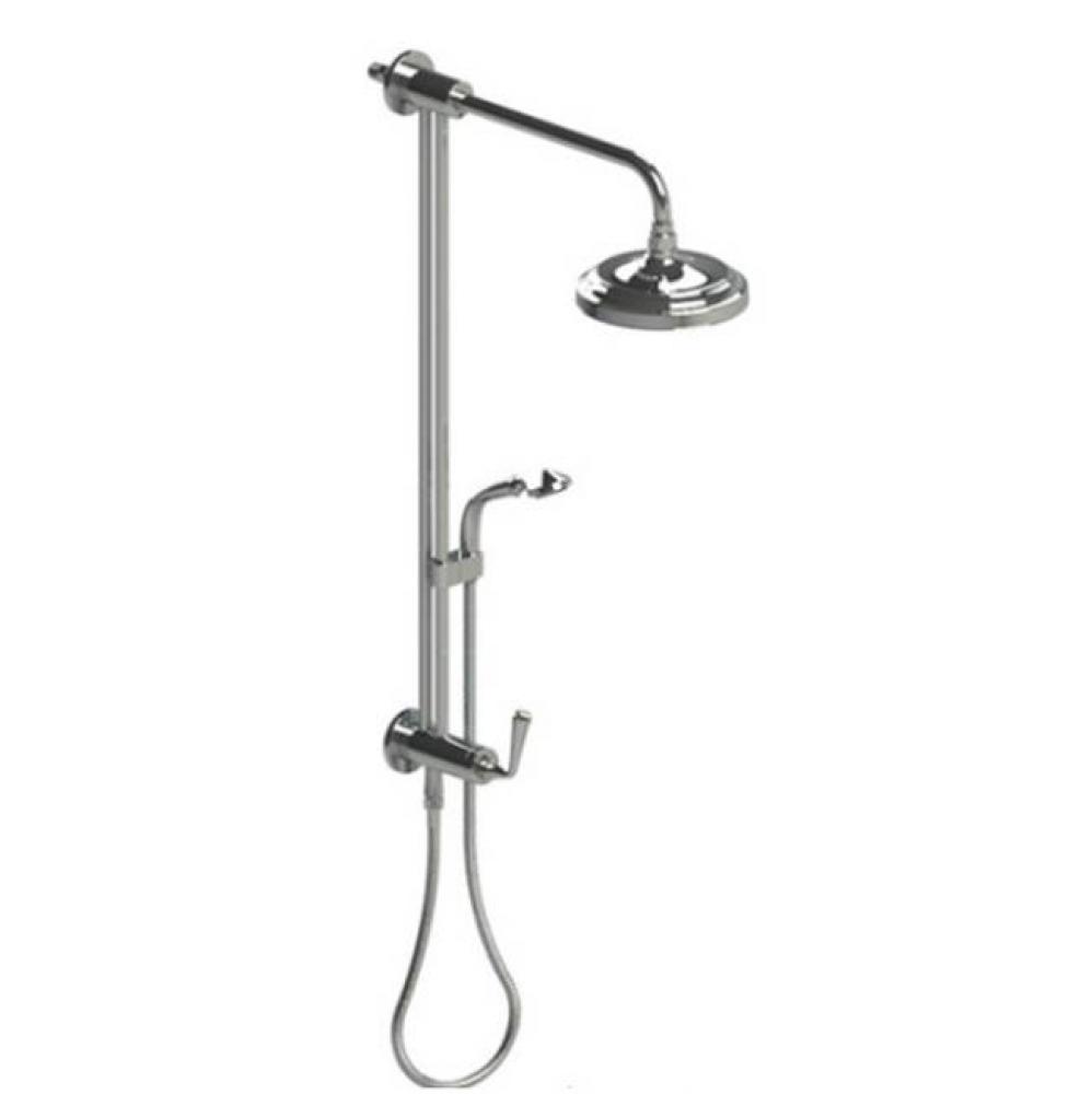 Bar With Inlet At Shower Head. Includes 8'' Shower Head, 12'' Shower Arm, 30&a