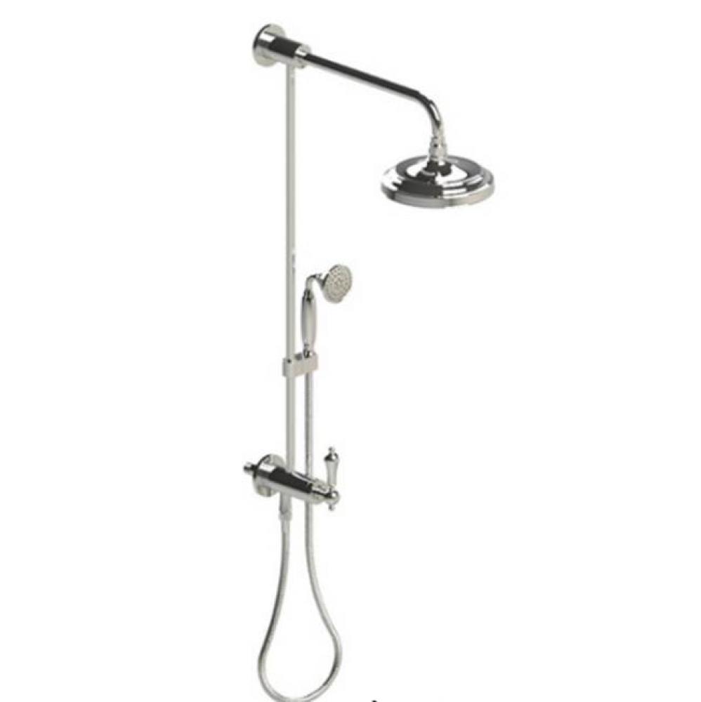 Bar With Inlet At Diverter, Includes 8'' Shower Head, 12'' Shower Arm, 30&apos