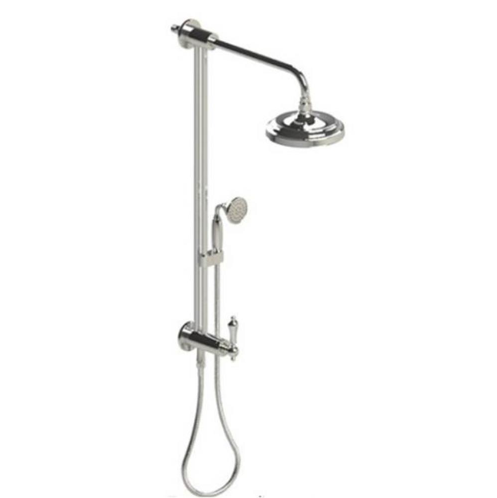 Bar With Inlet At Shower Head, Includes 8'' Shower Head, 12'' Shower Arm, 30&a