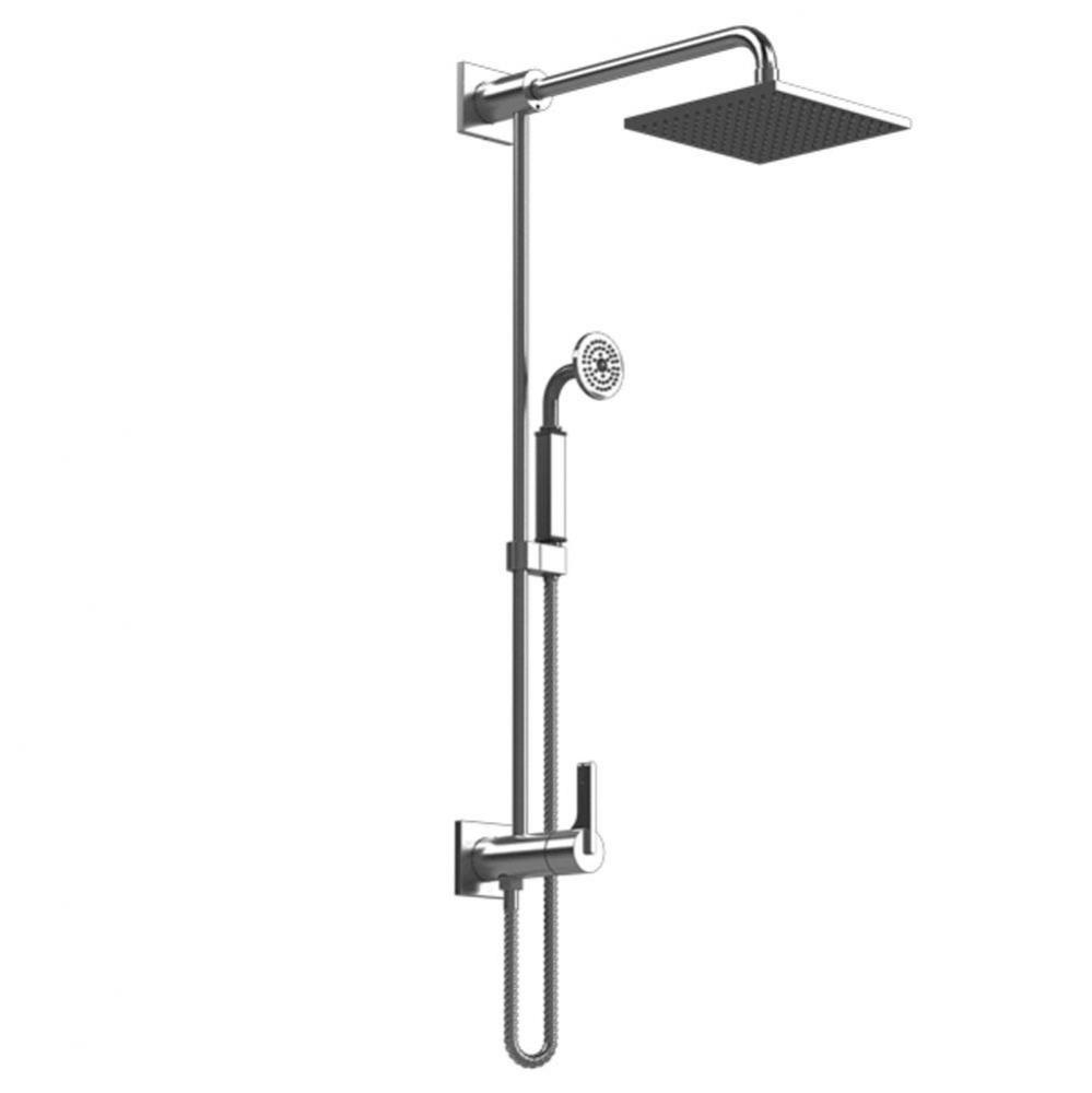 Bar With Inlet At Shower Head. Includes 8'' Shower Head, 12'' Shower Arm, 30&a