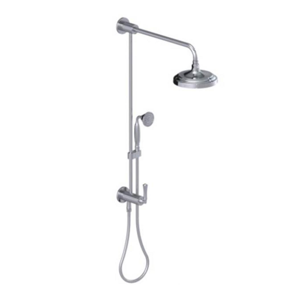 Bar With Inlet At Diverter, Includes 8'' Shower Head, 12'' Shower Arm, 30&apos