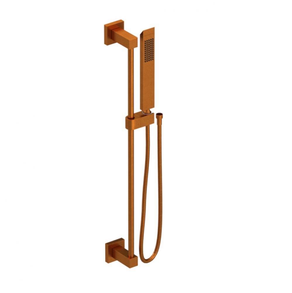Single Function Adjustable Slide Bar with Hand Held Shower Assembly