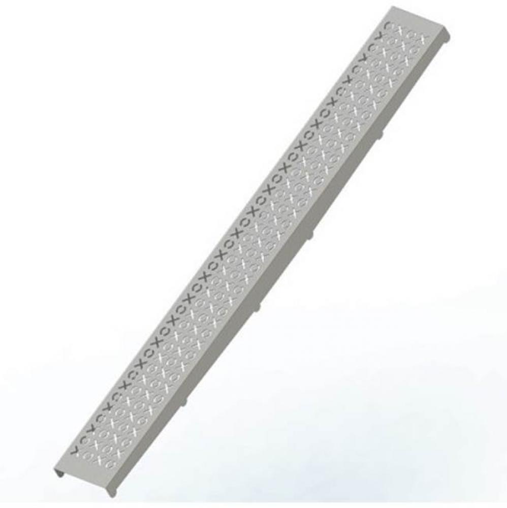 48'' Linear Drain Xoxo Pattern (Complete)