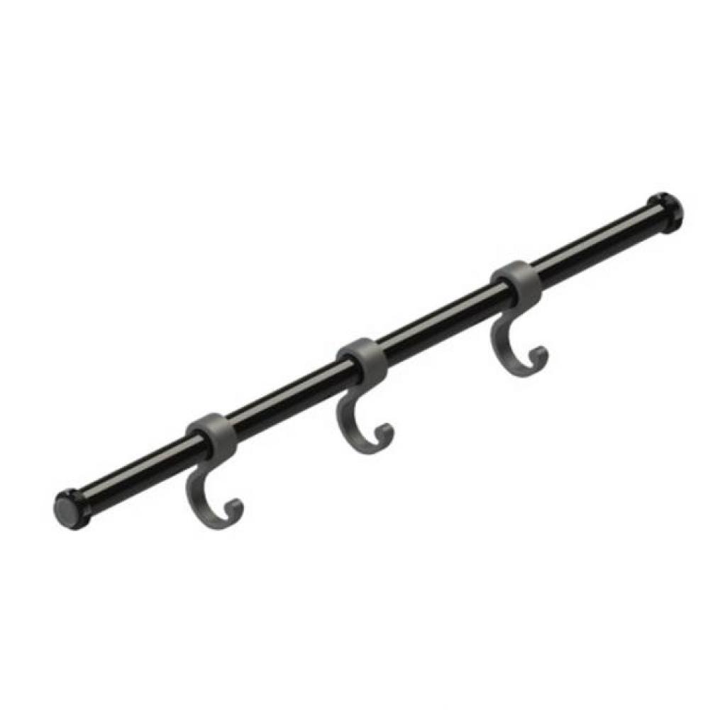 22 1/2'' Tension Rod With 3 Hooks (Optional)