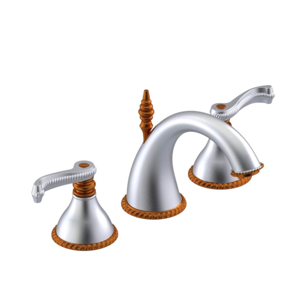 Widespread Lav Set With Jasmin Spout (Less Drain)