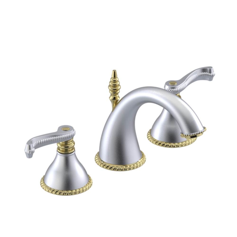 Widespread Lav Set With Jasmin Spout (Less Drain)