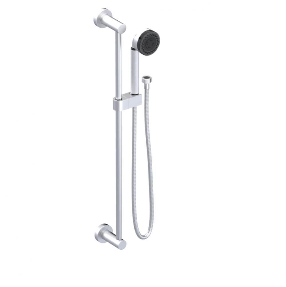 Adjustable Slide Bar With Hand Held Shower Assembly 3 Function