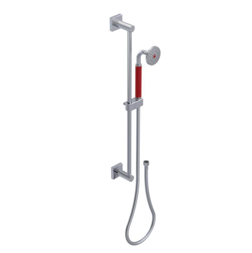 Adjustable Slide Bar With Hand Held Shower Assembly