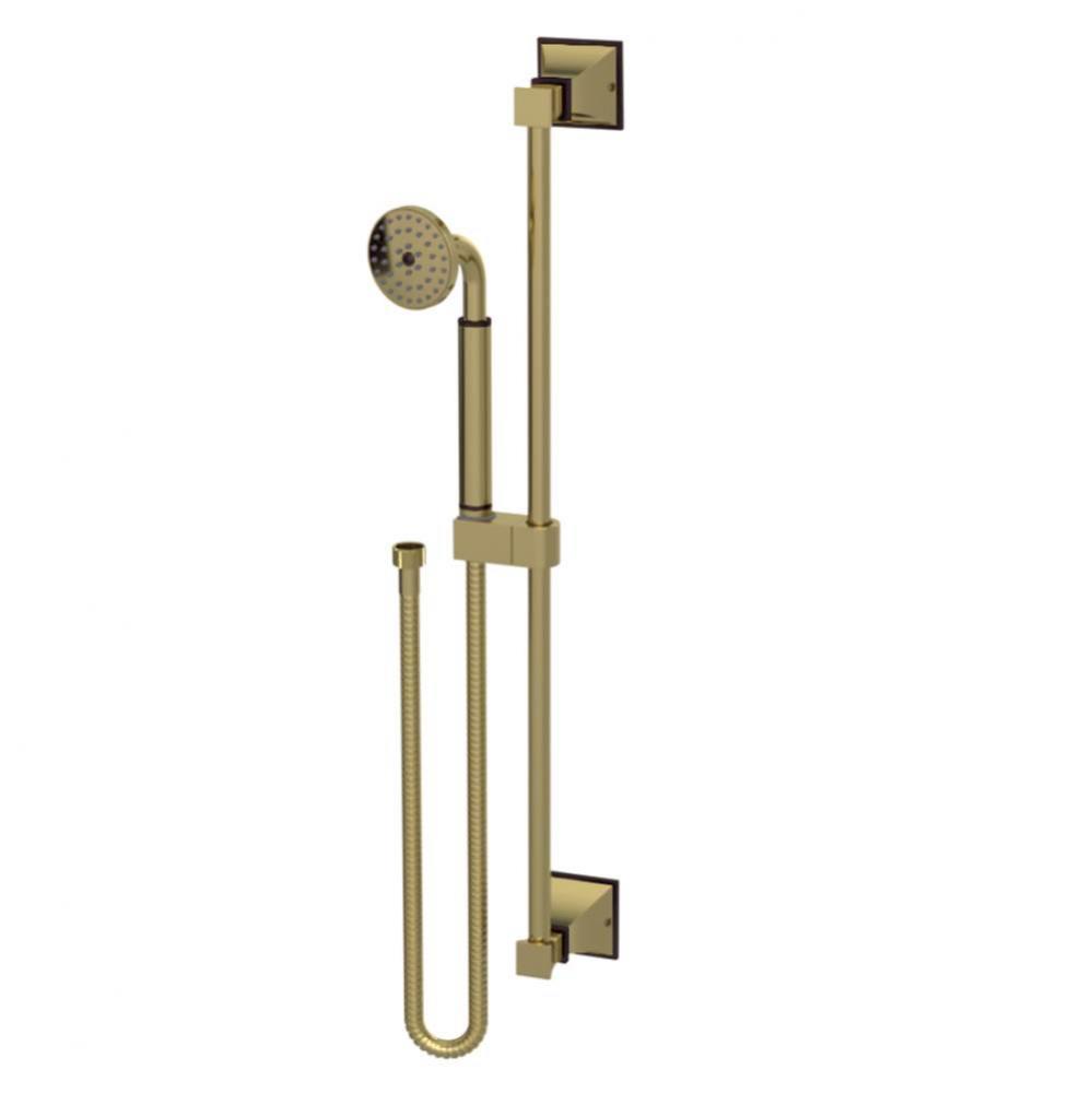 Adjustable Slide Bar With Hand Held Shower Assembly