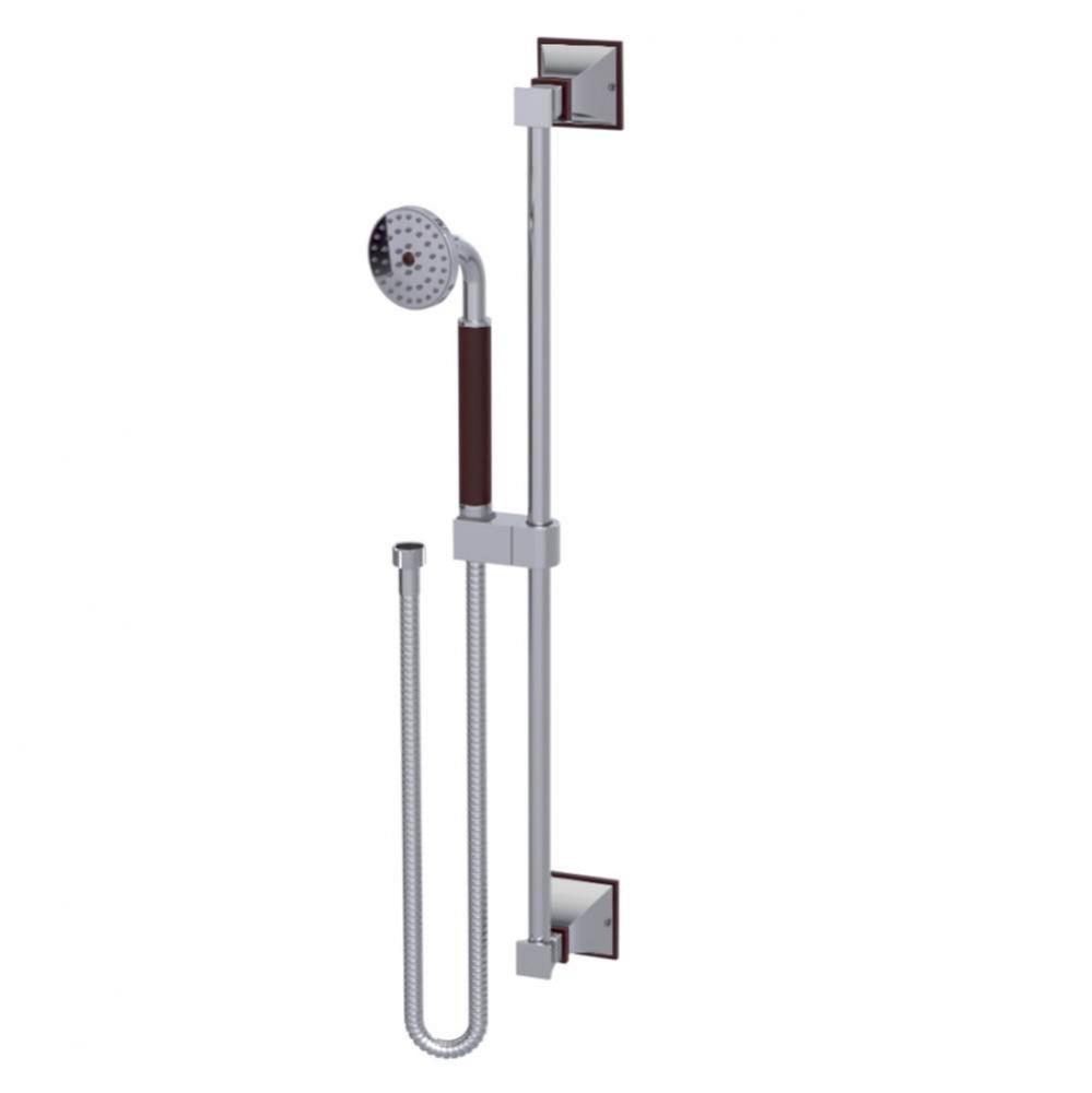 Adjustable Slide Bar With Hand Held Shower Assembly