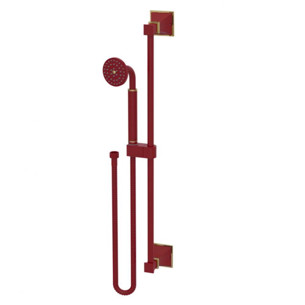 Adjustable Slide Bar With Hand Held Shower Assembly