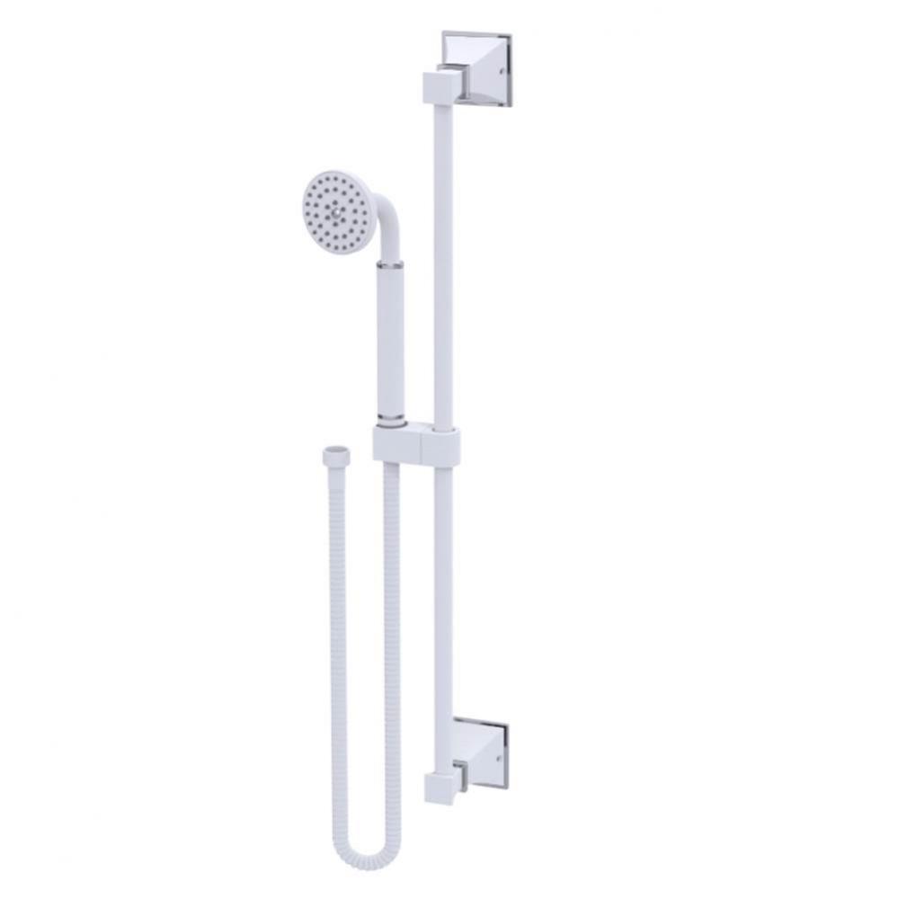 Adjustable Slide Bar With Hand Held Shower Assembly