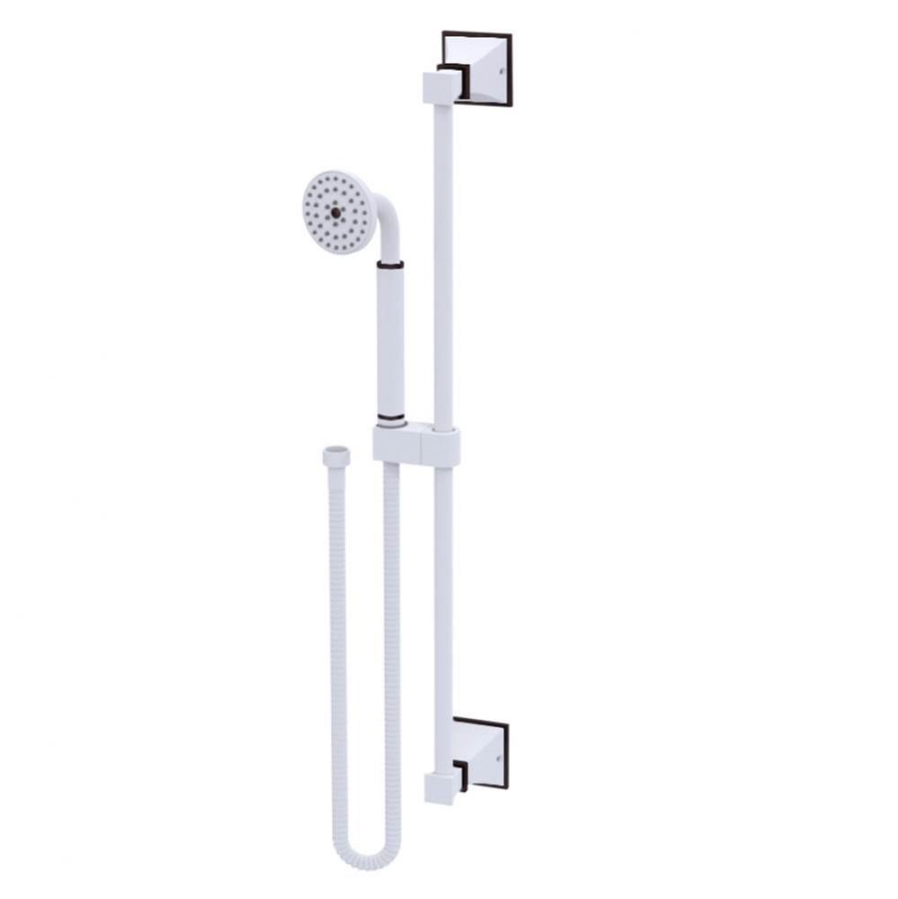 Adjustable Slide Bar With Hand Held Shower Assembly