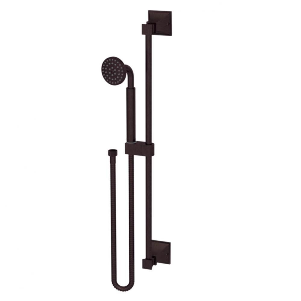 Adjustable Slide Bar With Hand Held Shower Assembly