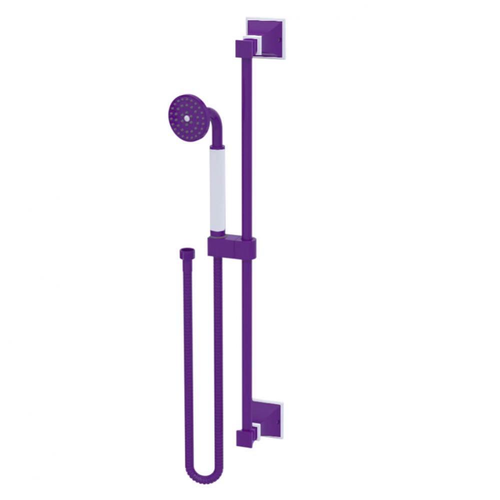 Adjustable Slide Bar With Hand Held Shower Assembly