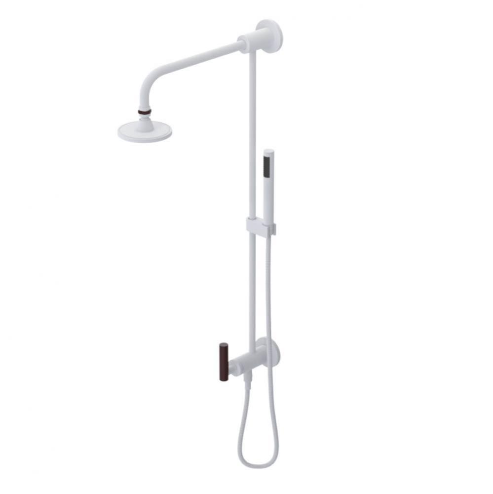 Bar With Inlet At Diverter. Includes Lasalle Shower Head, 12'' Shower Arm, 30'&apos