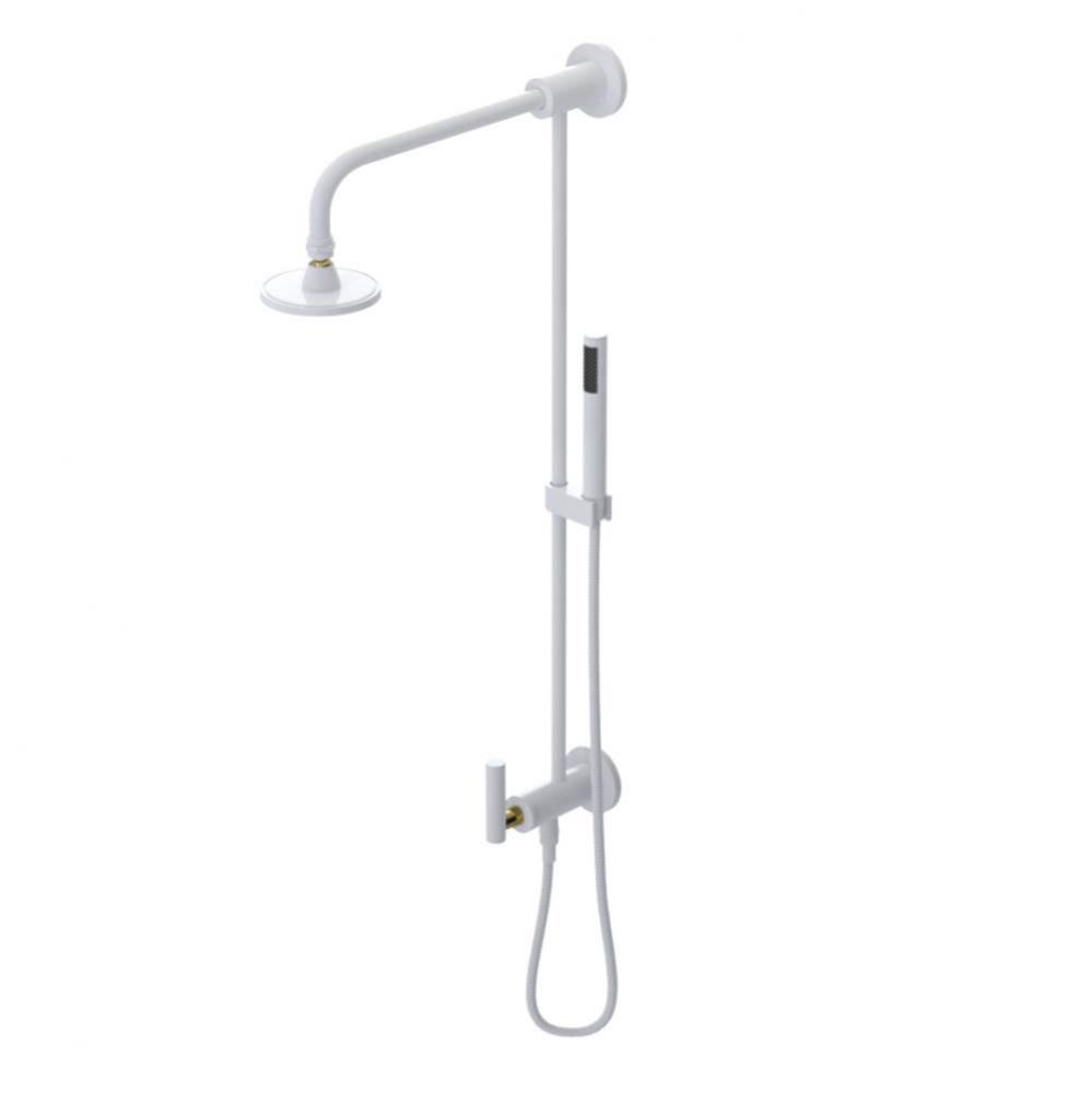 Bar With Inlet At Diverter. Includes Lasalle Shower Head, 12'' Shower Arm, 30'&apos