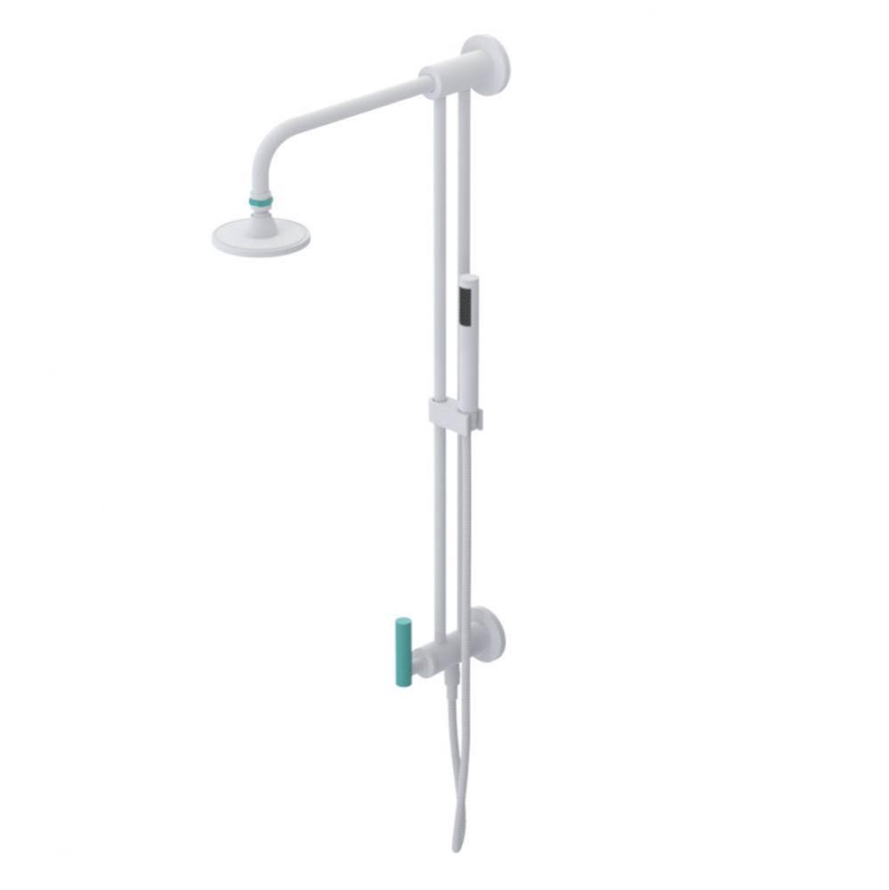 Bar With Inlet At Shower Head. Includes Lasalle Shower Head, 12'' Shower Arm, 30'&a