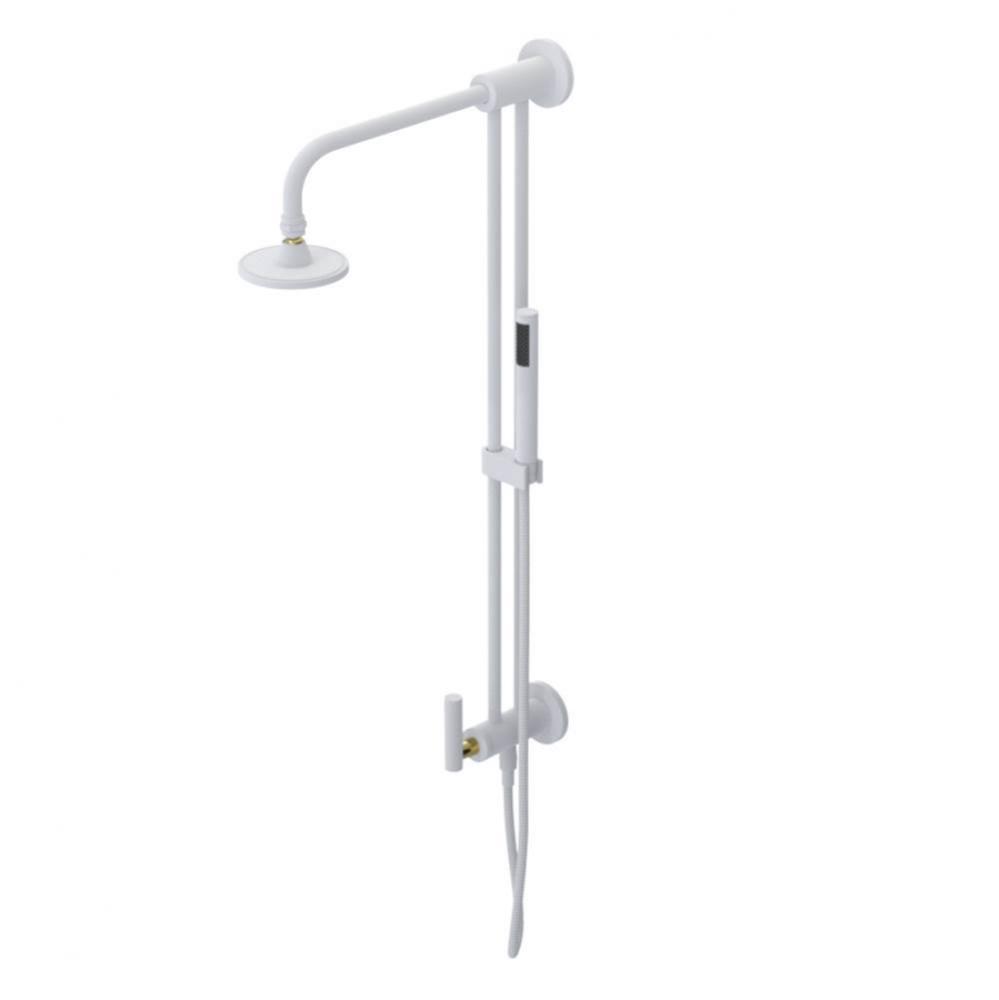 Bar With Inlet At Shower Head. Includes Lasalle Shower Head, 12'' Shower Arm, 30'&a