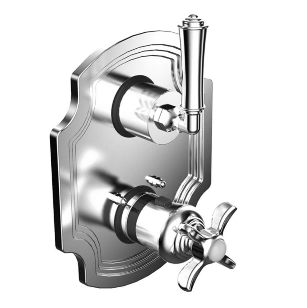 Temperature Control Valve With Stops & Two Way Diverter With Shut-Off, Trim Only