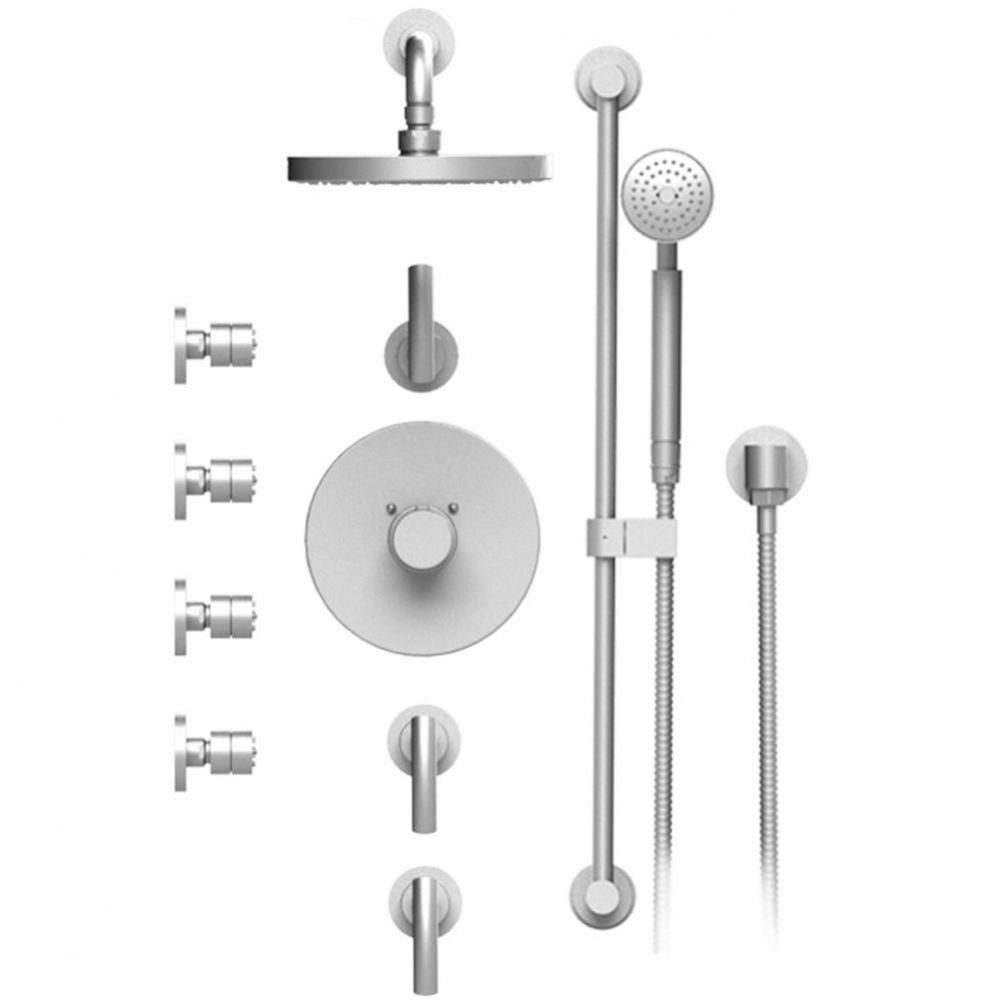 Temperature Control Shower With Three Seperate Volume Controls, Lasalle Shower Head, Bar, Integral