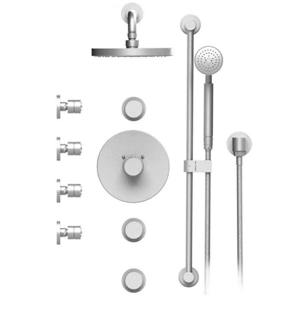 Temperature Control Shower With Three Seperate Volume Controls, Lasalle Shower Head, Bar, Integral