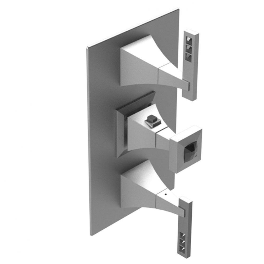 Temperature Control Valve With Stops & Two Volume Controls Trim Only