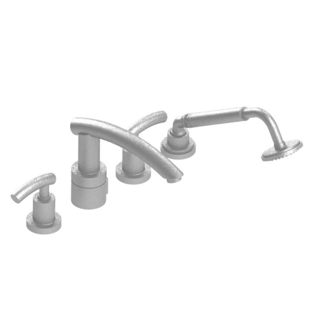 Four Piece Roman Tub Filler With Hand Held Shower, Trim Only