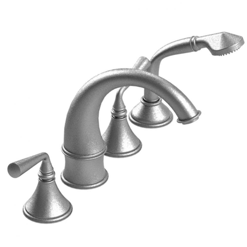 Four Piece Roman Tub Filler With Hand Held Shower Trim Only