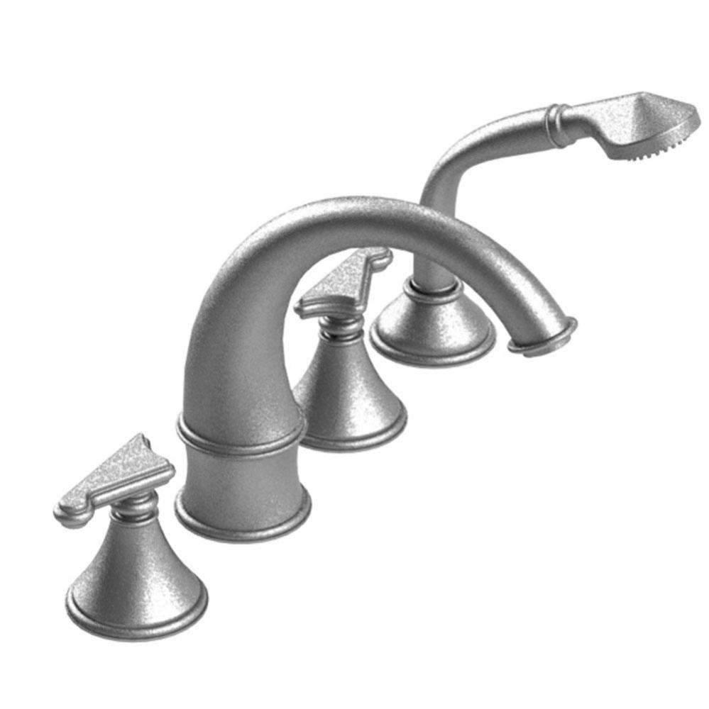 Four Piece Roman Tub Filler With Hand Held Shower Trim Only