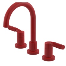 Rubinet 1AHLLRDPH - Widespread Lav. Set. (less drain) in Red With Purple Haze Accent