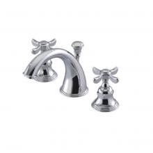 Rubinet 1ARVJCCHWH - Widespread Lav Set, (Jasmin Spout) (Less Drain)