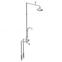 Rubinet 2FHXCSCSC - Floor Mnt T&S W/Fixed Shw Head