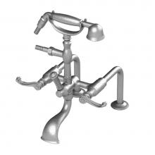 Rubinet 3DETLTBTB - Deck Mount Tub Filler With Hand Held Shower