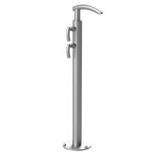 Rubinet 3FHOLABMABM - Floor Mount Tub Filler