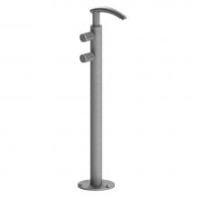 Rubinet 3FHORBKBK - Floor Mount Tub Filler