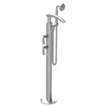 Rubinet 3GHOLABAB - Tub Filler Floor Mnt W/Hhs