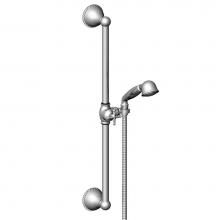 Rubinet 4GET0ABMABM - Adjustable Slide Bar With Hand Held Shower Assembly